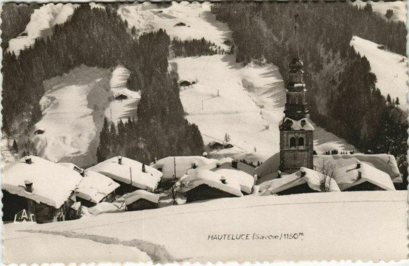 Carte postale ancienne Hauteluce Vue Generale à Hauteluce