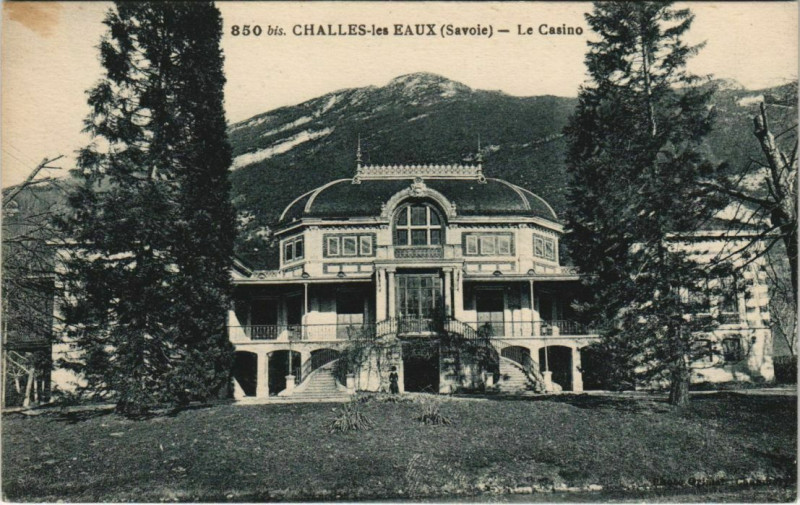 Carte postale ancienne Challes-les-Eaux Le Casino à Challes-les-Eaux