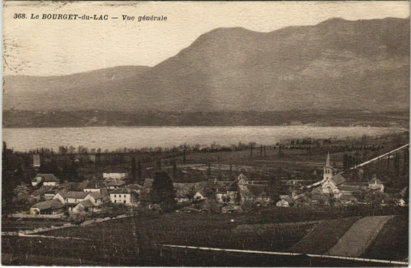 Carte postale ancienne Le Bourget-du-Lac Vue Generale au Bourget-du-Lac
