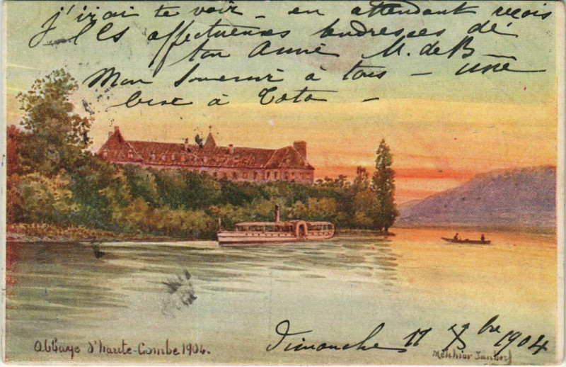 Carte postale ancienne Abbaye d'Hautecombe - 1904