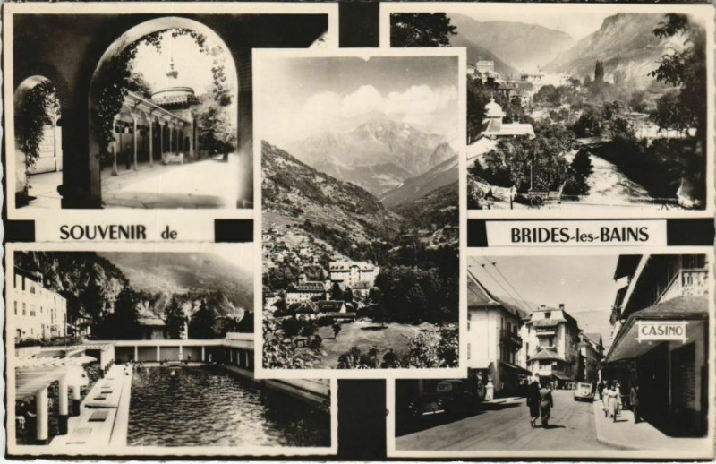 Carte postale ancienne Brides-les-Bains Scenes à Brides-les-Bains