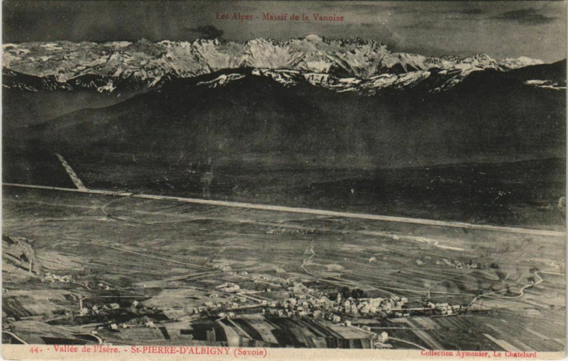 Carte postale ancienne Saint-Pierre-d'Albigny Vallee de l'Isere - Panorama à Saint-Pierre-d'Albigny