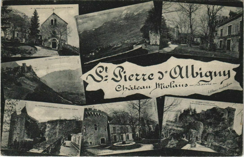 Carte postale ancienne Saint-Pierre-d'Albigny Scenes à Saint-Pierre-d'Albigny
