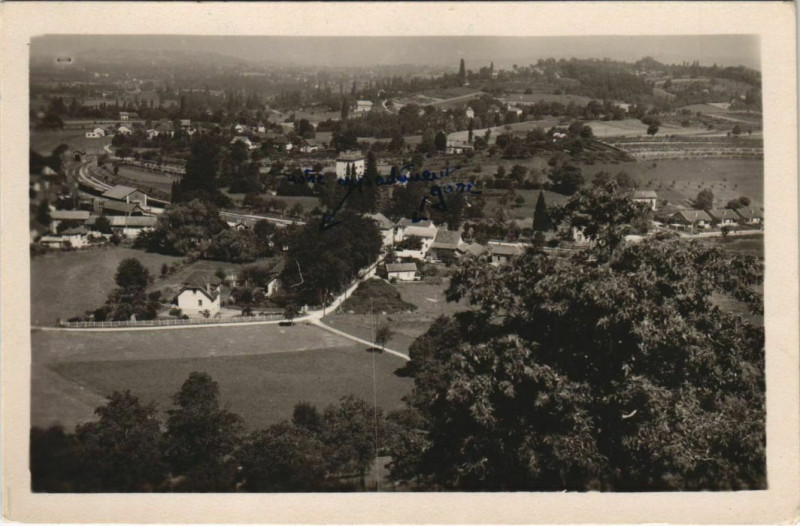 Carte postale ancienne Saint-Beron Quartier de la Gare