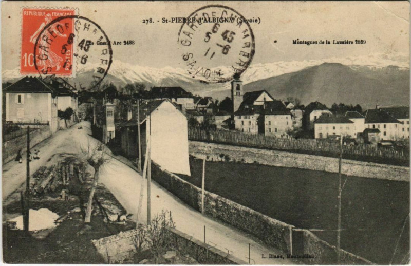 Carte postale ancienne Saint-Pierre-d'Albigny Vue Generale à Saint-Pierre-d'Albigny