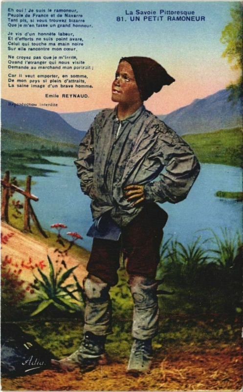 Carte postale ancienne Un Petit Ramoneur - Type