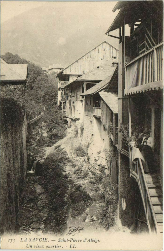 Carte postale ancienne Saint-Pierre-d'Albigny Un Vieux Quartier à Saint-Pierre-d'Albigny