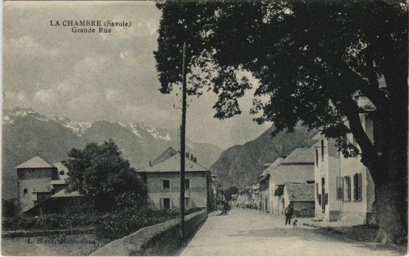 Carte postale ancienne La Chambre Grande Rue à La Chambre