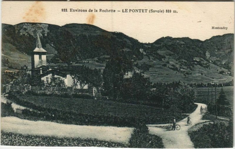 Carte postale ancienne Le Pontet Vue Generale au Pontet