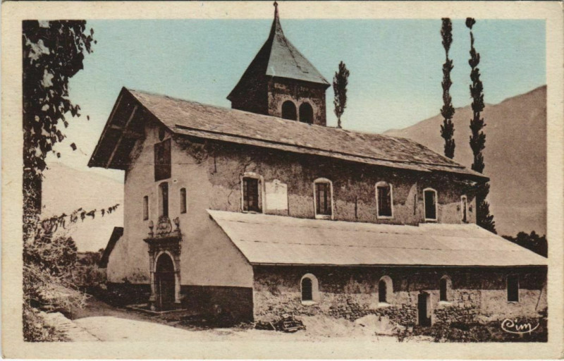 Carte postale ancienne Saint-Georges-des-Hurtieres L'Eglise