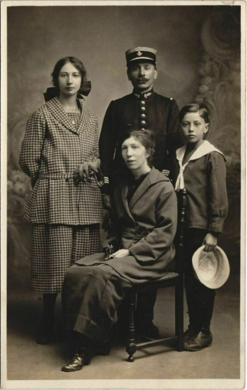 Carte postale ancienne Savoie - Family - Photo Postcard