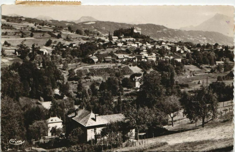Carte postale ancienne Arvillard Vue de l'Isere à Arvillard