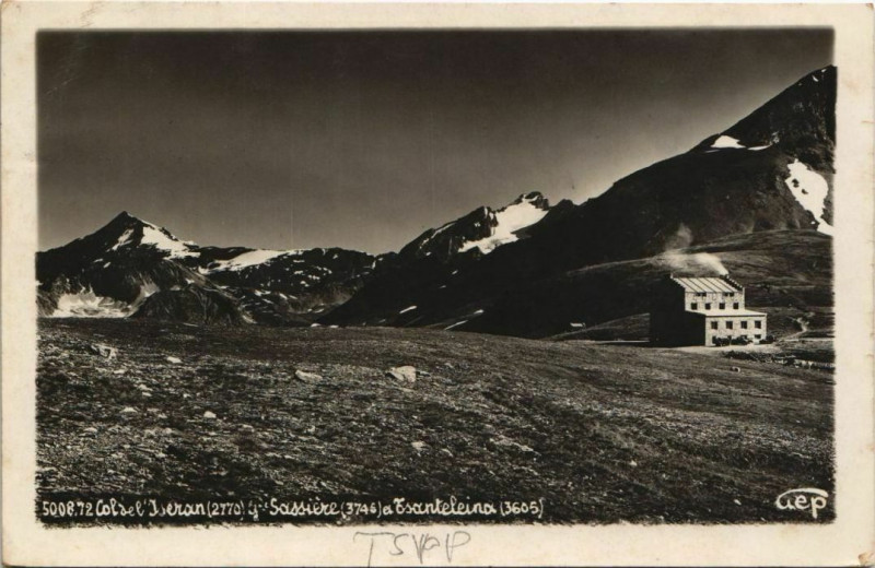 Carte postale ancienne Col de l'Iseran
