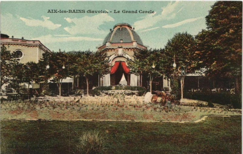 Carte postale ancienne Aix-les-Bains Le Grand Cercle à Aix-les-Bains
