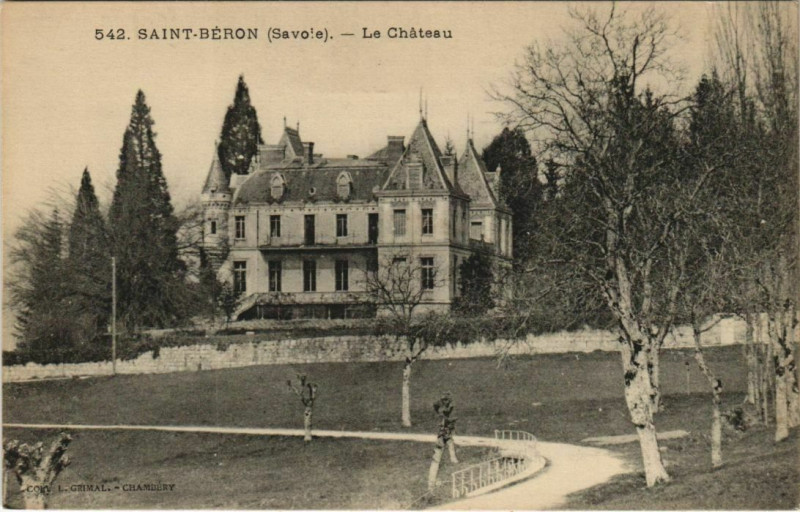 Carte postale ancienne Saint-Beron Le Chateau