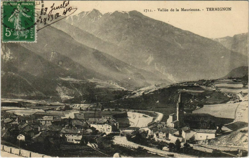 Carte postale ancienne Termignon Vallee de la Maurienne