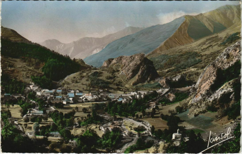 Carte postale ancienne Valloire Galibier - Vue Generale à Valloire