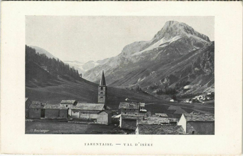 Carte postale ancienne Val-d'Isere Vue Generale