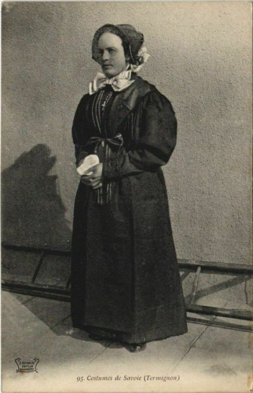 Carte postale ancienne Termignon Costumes de Savoie - Type
