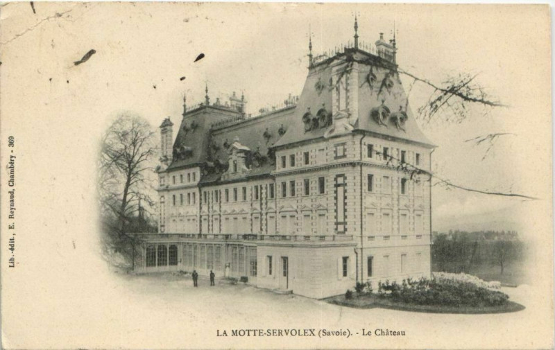 Carte postale ancienne La Motte-Servolex Le Chateau à La Motte-Servolex