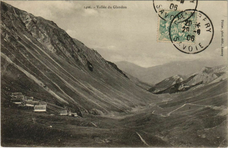 Carte postale ancienne Vallee du Glandon