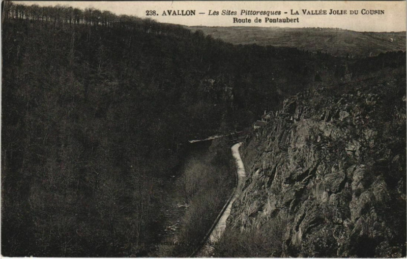 Carte postale ancienne Avallon Les Sites Pittoresque France à Avallon