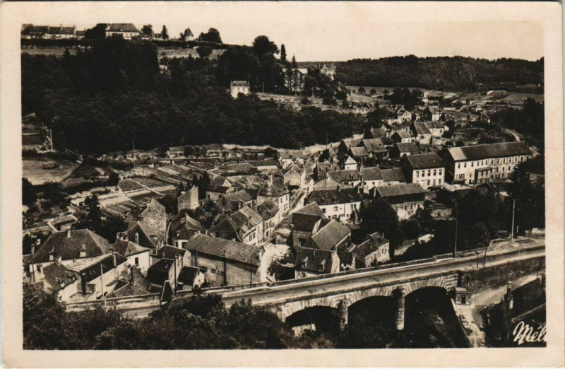 Carte postale ancienne Avallon Vue Generale France à Avallon