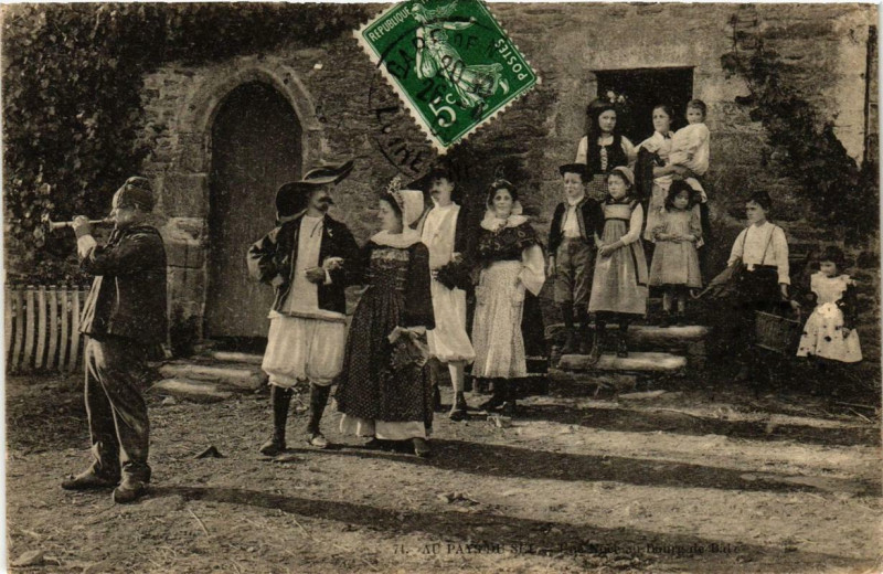 Carte postale ancienne Au Pays du See Folklore
