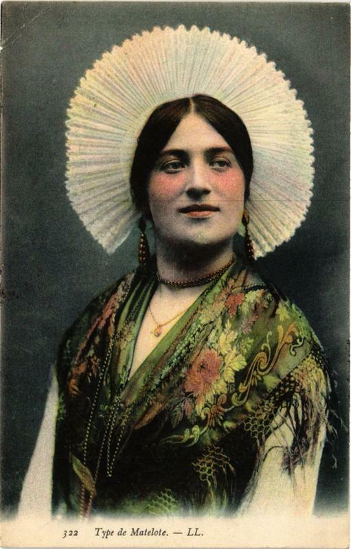 Carte postale ancienne Type de Matelote Folklore