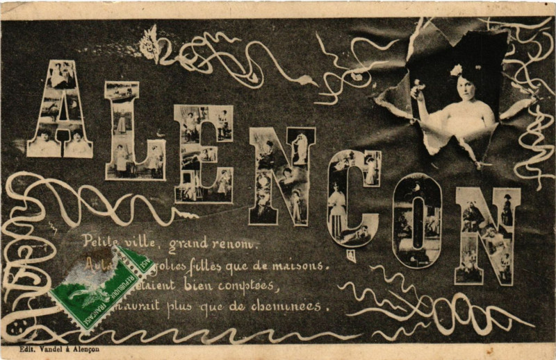 Carte postale ancienne Alencon France Folklore