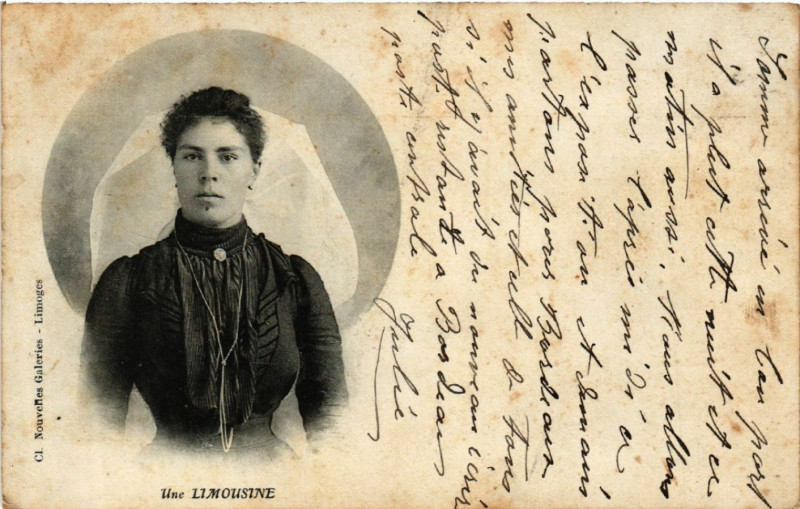 Carte postale ancienne Une Limousine - Folklore - Types
