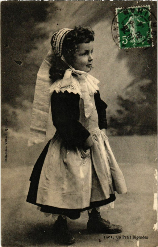Carte postale ancienne Un Petit Bigouden - Folklore - Types