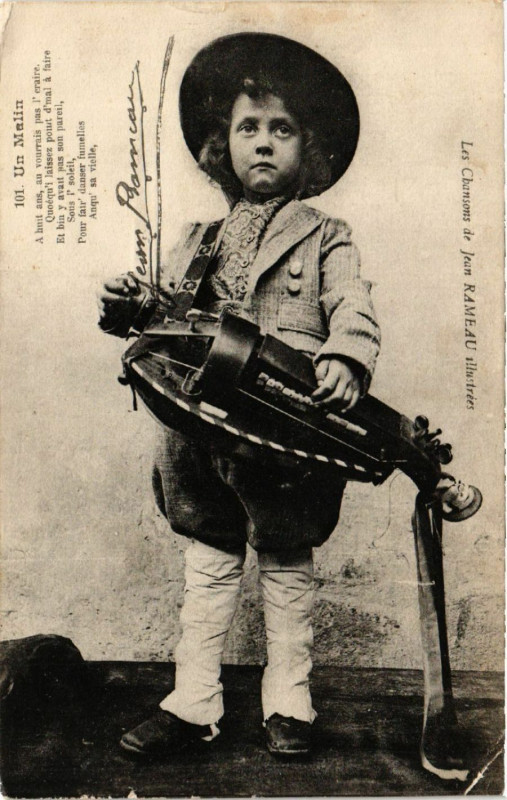 Carte postale ancienne Un Malin - Les Chansons de Jean Rameau illustrées - Folklore