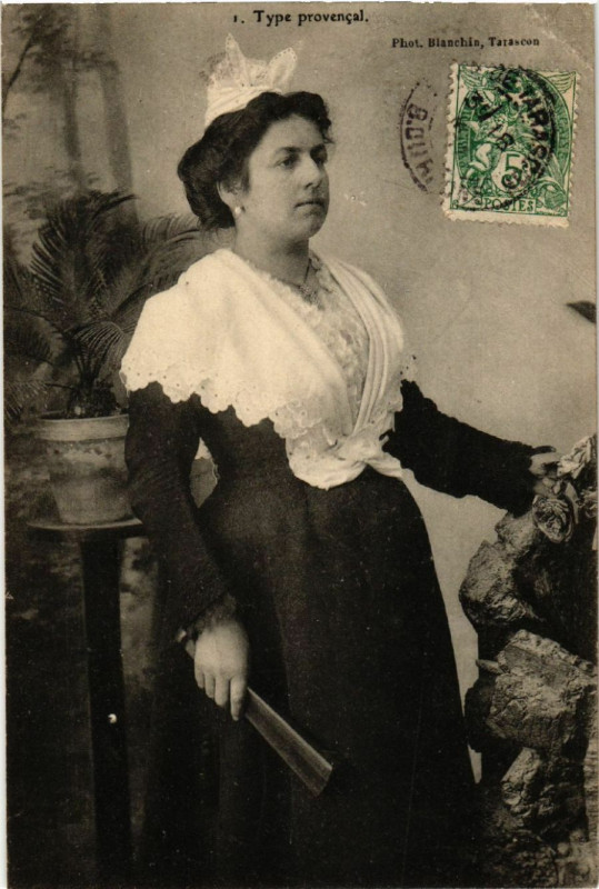 Carte postale ancienne Type Provencal - Folklore - Types