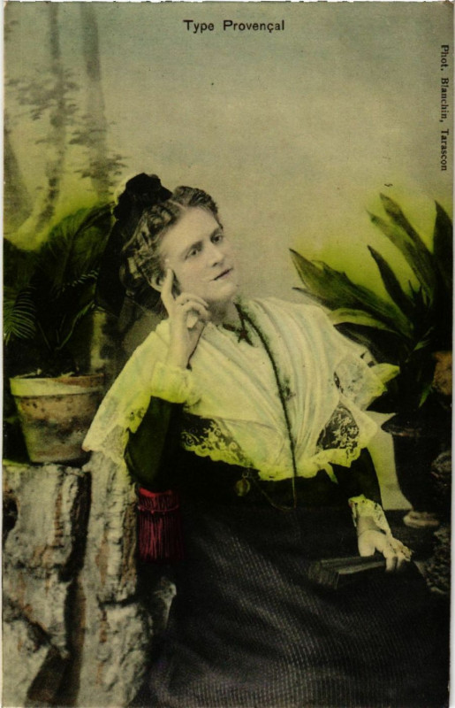 Carte postale ancienne Type Provencal - Folklore - Types