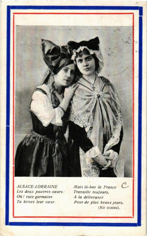 Carte postale ancienne Alsace-Lorraine - Folklore - Types