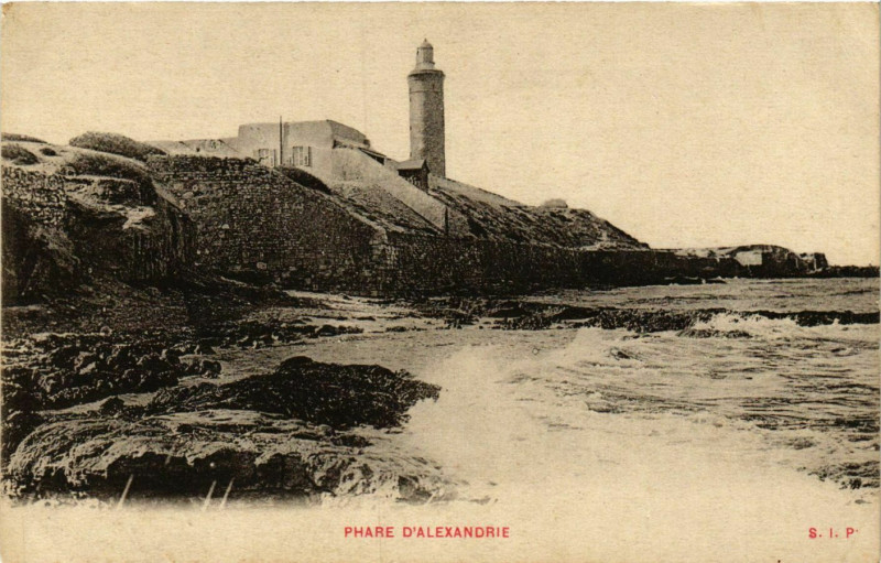 Carte postale ancienne Alexandria Phare Lighthouse Phare