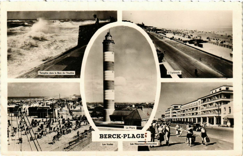 Carte postale ancienne Berck-Plage Le Phare Lighthouse Phare