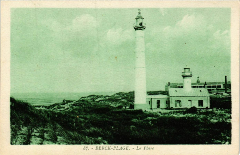 Carte postale ancienne Berck-Plage Le Phare Lighthouse Phare
