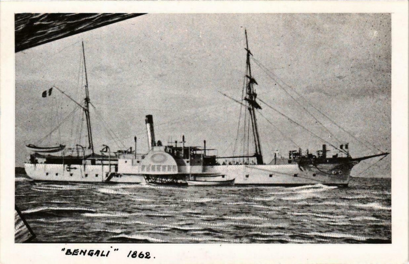 Carte postale ancienne Bengali Ships