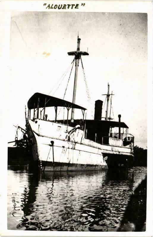 Carte postale ancienne Alouette Ships