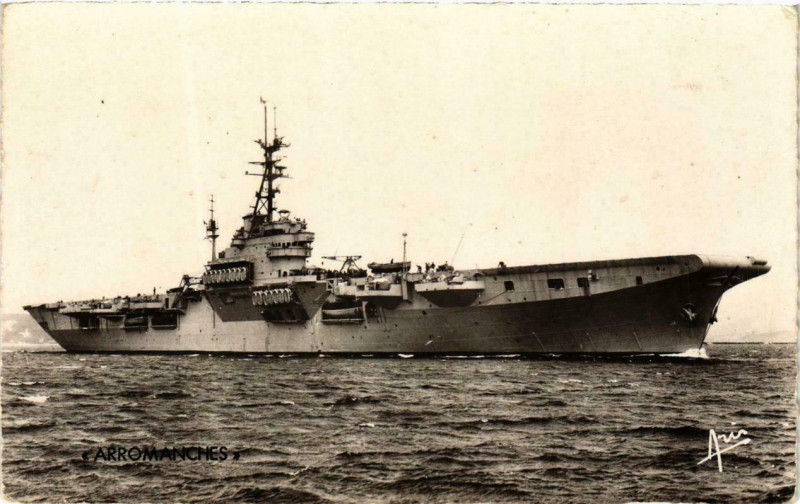 Carte postale ancienne Arromanches Ships