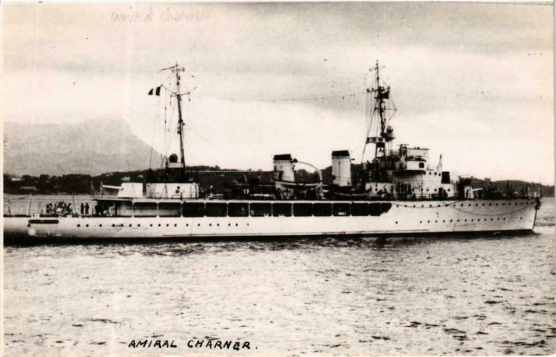 Carte postale ancienne Amiral Charner Ships