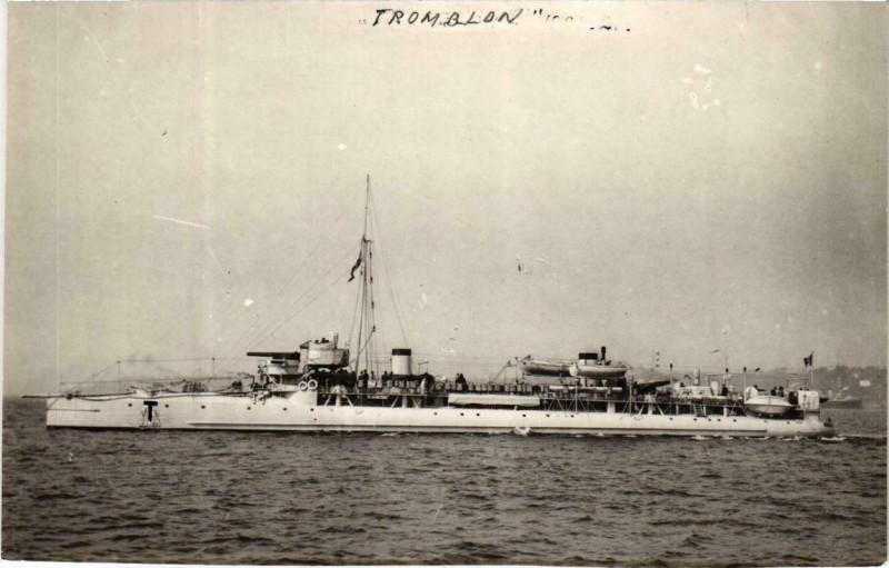 Carte postale ancienne Tromblon Ships