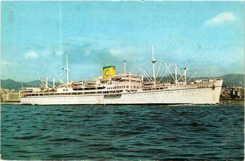 Carte postale ancienne Anna C. Ships