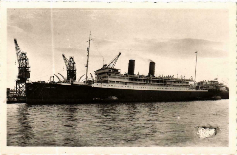 Carte postale ancienne Andre-Lebon Ships