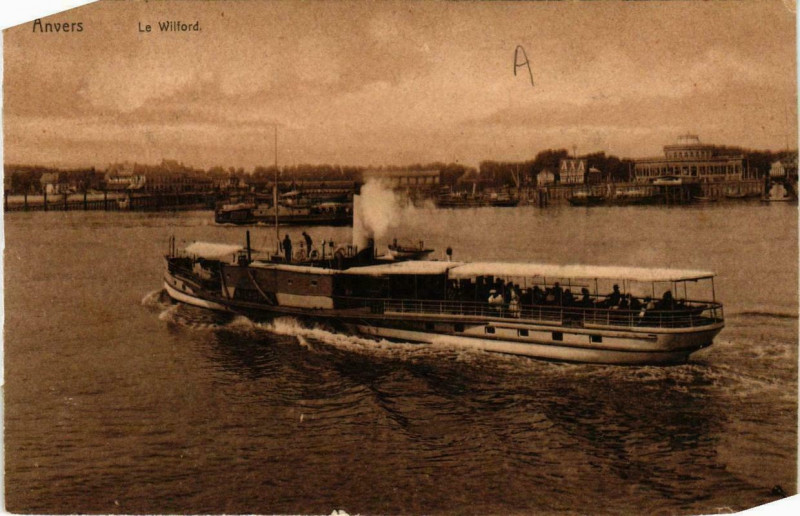 Carte postale ancienne Anvers Le Willford Ships
