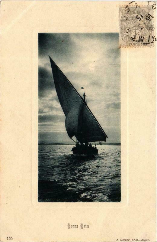 Carte postale ancienne Bonne Brise Ships