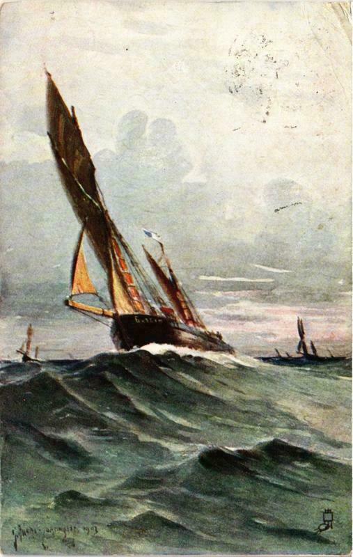 Carte postale ancienne Barque de Peche Ships
