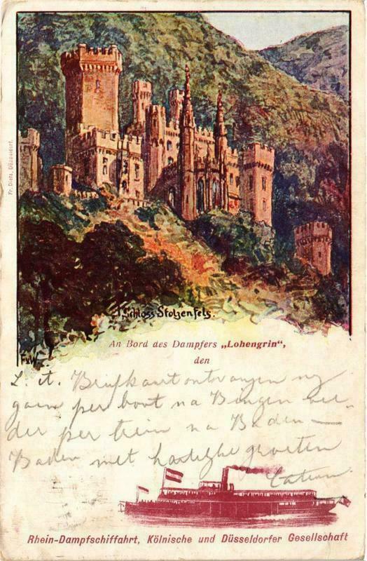 Carte postale ancienne An Bord des Dampfers Lohengrin Ships